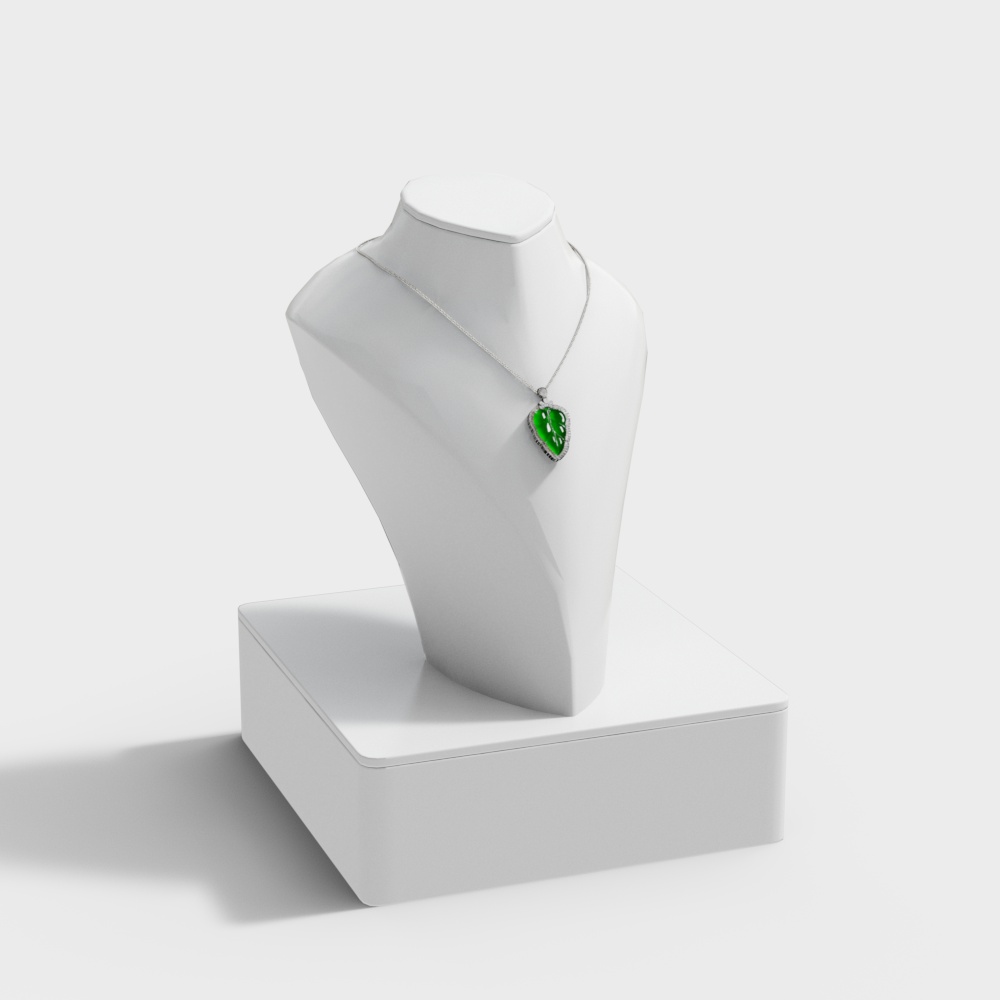 Emerald Leaf Pendant