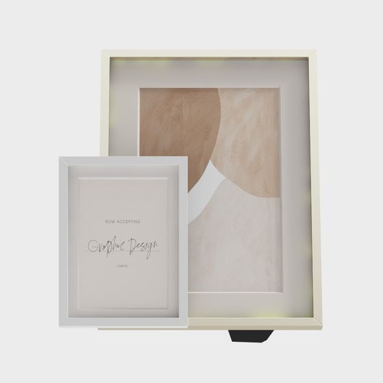 Artistic Frame 3D model for Creative Projects