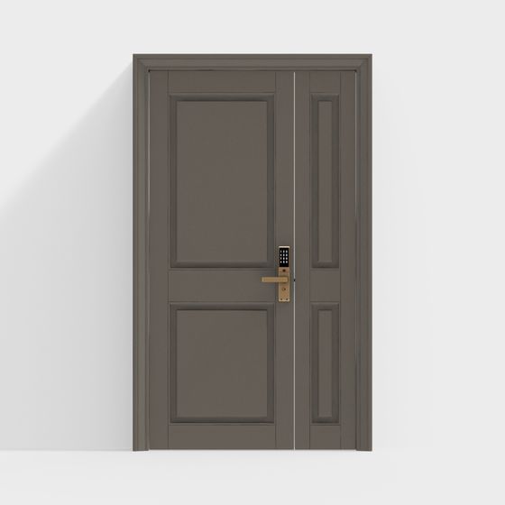 Sleek Urban Door 3D model for Modern Designs