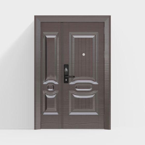 Einbruchsicheres Doppeltür