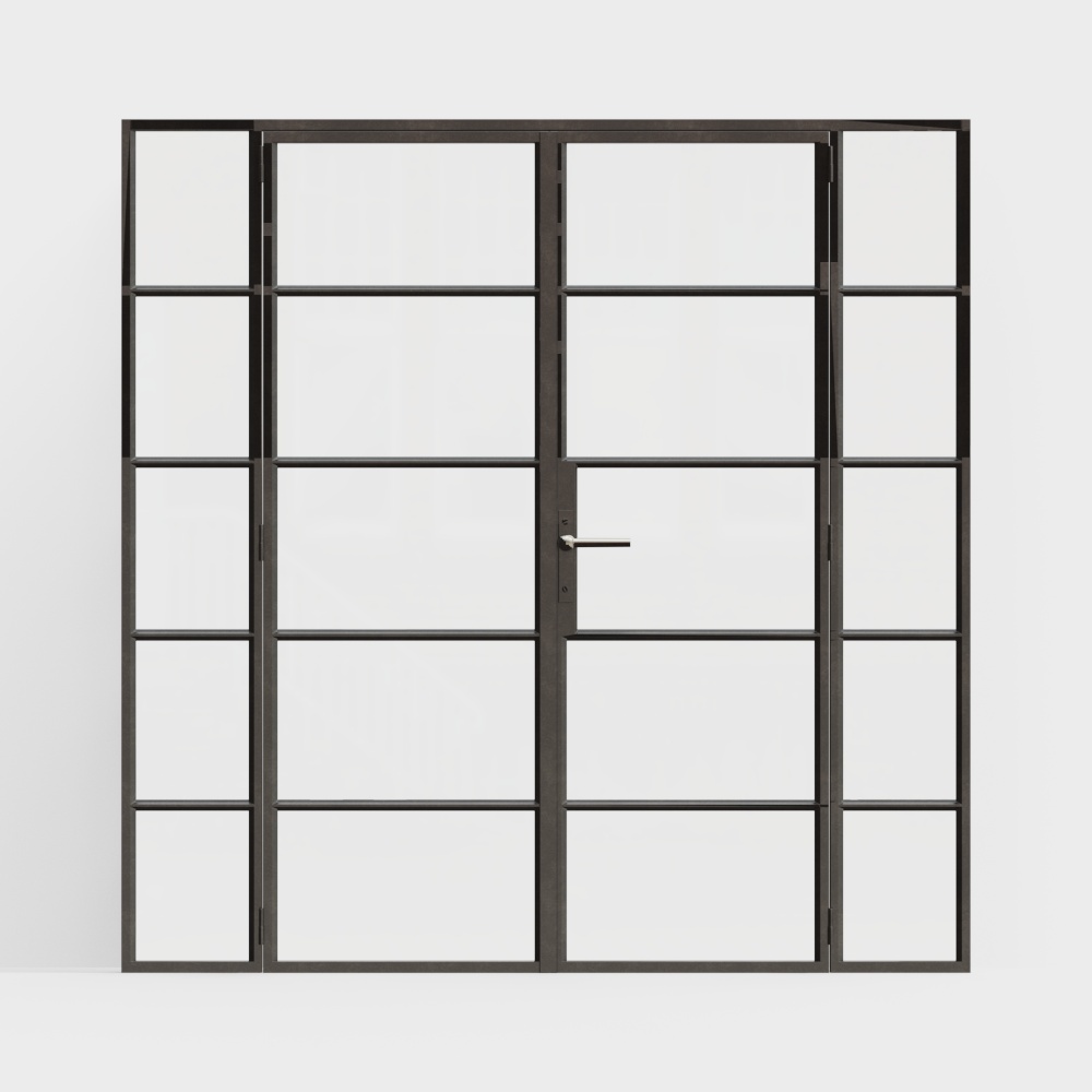 Minimalist Style Interior Glass Door