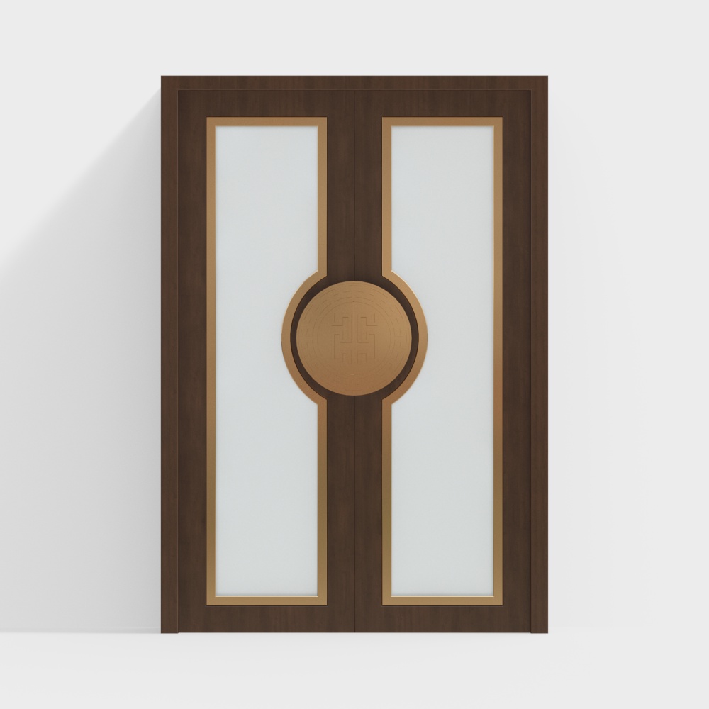 New Chinese Interior Glass Door