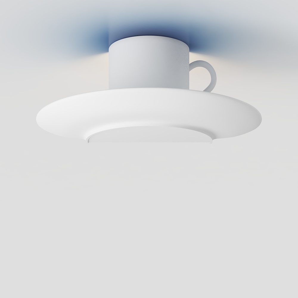 Applique murale en forme de tasse à thé