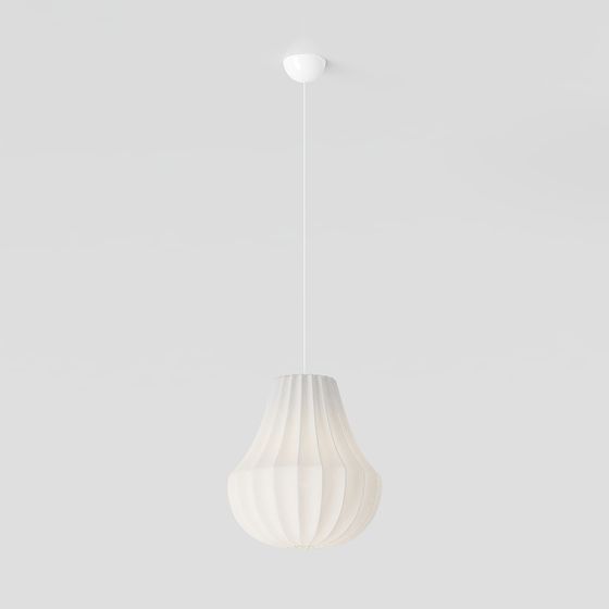 Stylish Low-Polygon Chandelier 3D model for Modern Interiors