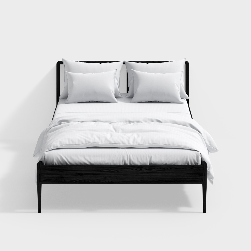 Lilium Black Bed