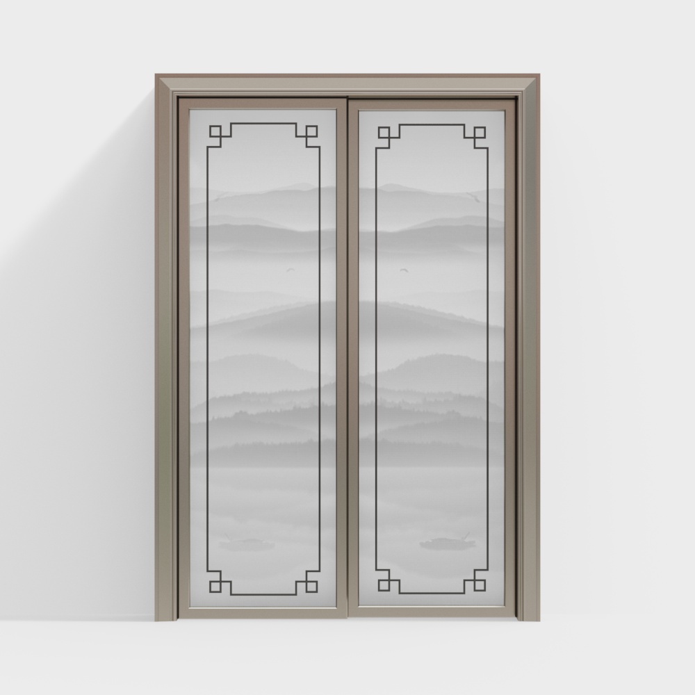 Neue chinesische Innenglastür