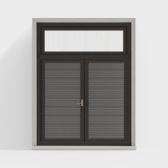Perforated Door 3D model