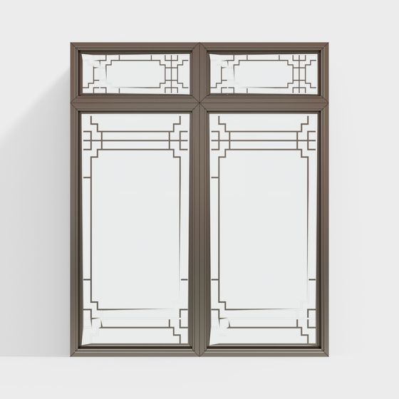 Vintage Double Door 3D model