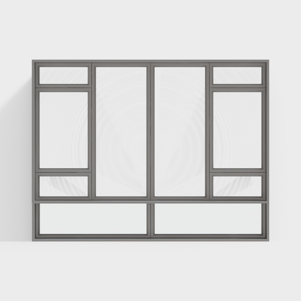 Fenêtre en alliage d'aluminium