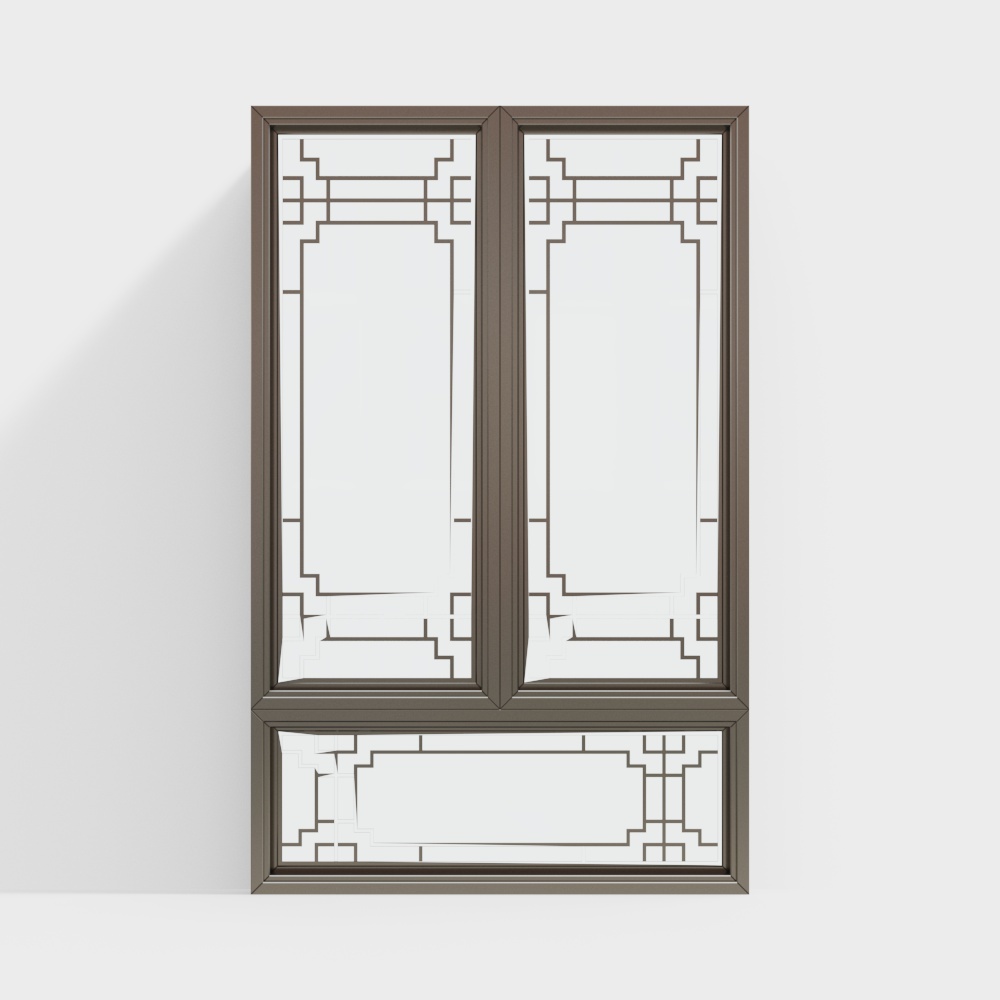 Fenêtre en alliage d'aluminium chinois moderne