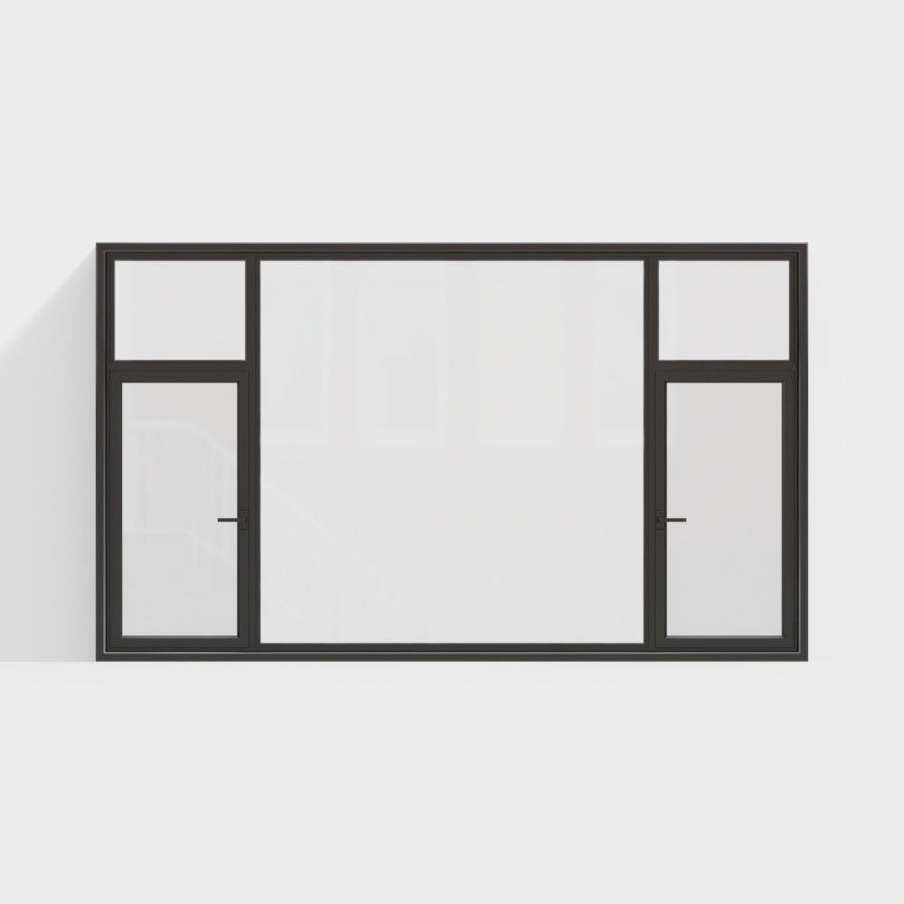 Современное распашное окно