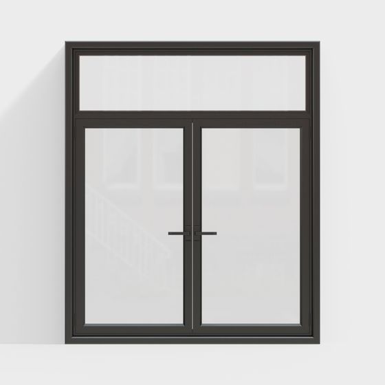 Urban Glass Door 3D model