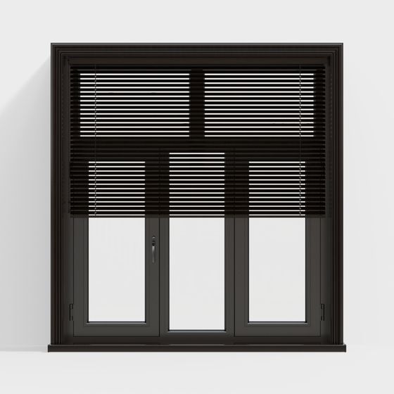 Stylish Low-Poly Window 3D model for Modern Architecture