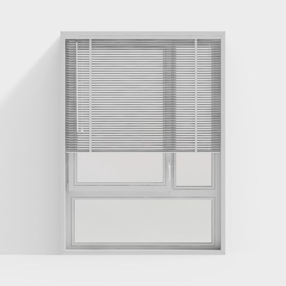 Elegant Modern Window 3D model for Creative Projects