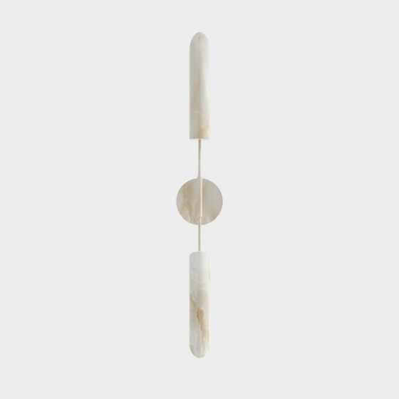Marble Sconce 3D model for Elegant Interiors
