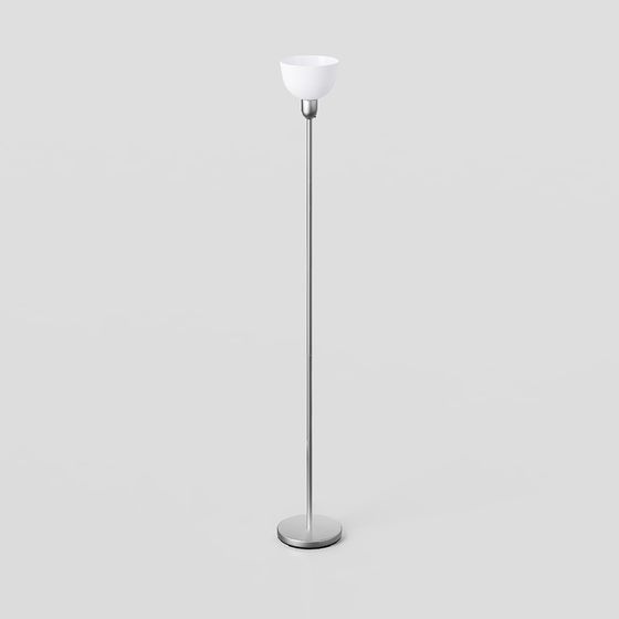 Elegant Low-Poly Floor Lamp 3D model