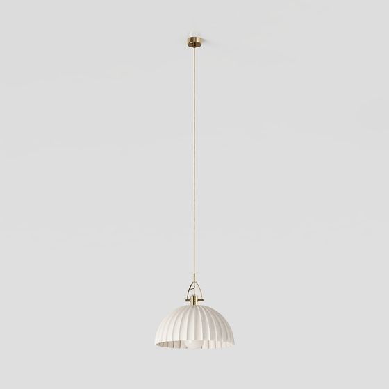 Elegant Low-Poly Chandelier 3D model