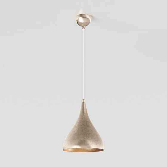 Elegant Low-Poly Pendant Light 3D model for Modern Spaces