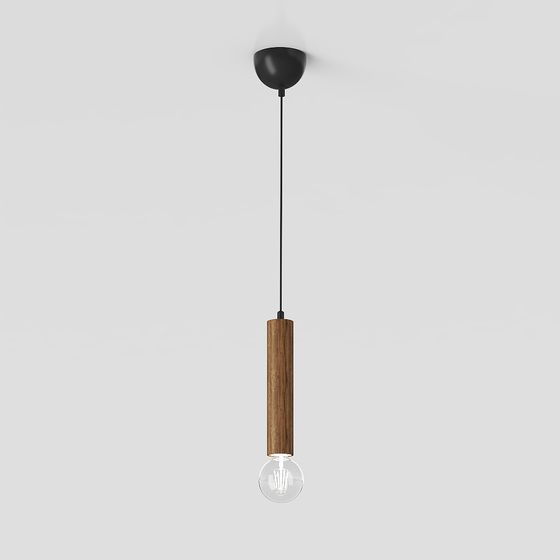 Stylish Industrial Chandelier 3D model for Creative Spaces