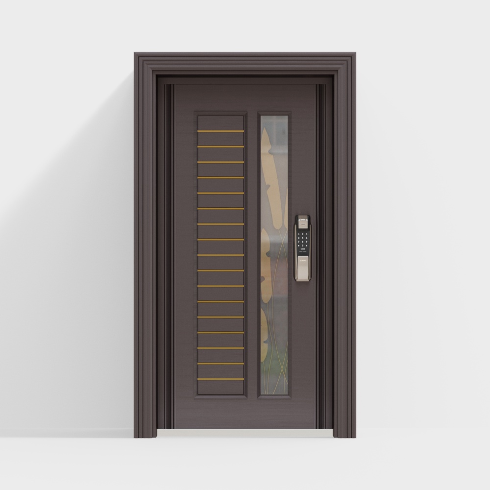 Porta anti-effrazione in stile cinese moderno