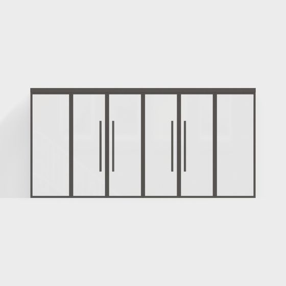 City Window Low-Poly 3D model