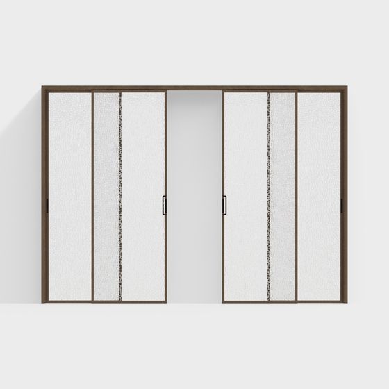 Stylish Glass Screen 3D model for Modern Spaces