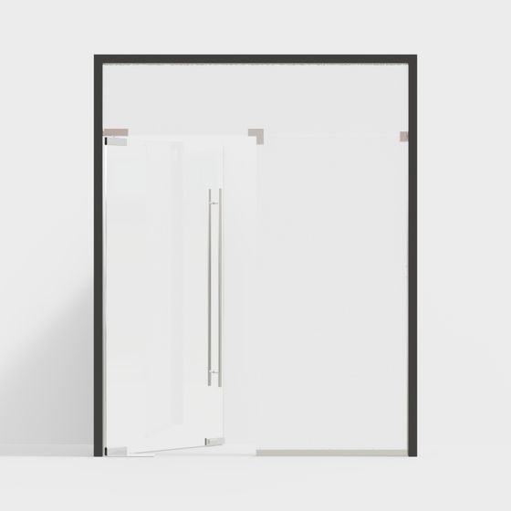 Modern Low-Polygon 3D Door Model