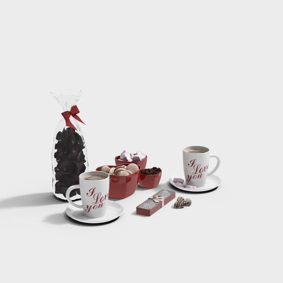 デザート食品のコンビネーションオーナメント