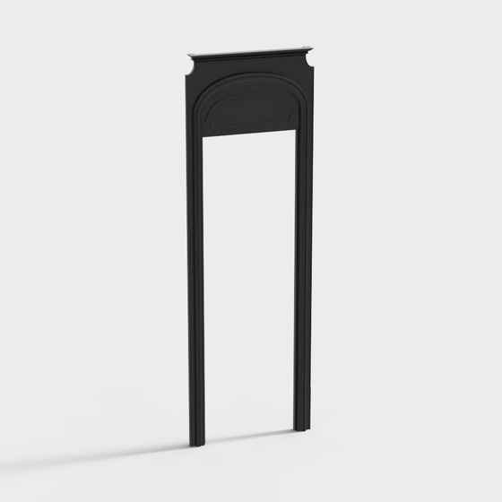 Elegant Arch Door Frame 3D model for Modern Designs