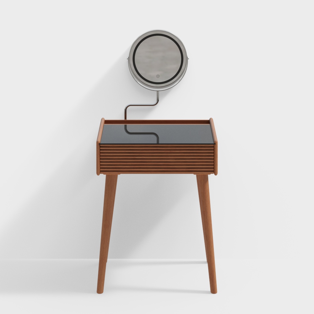 Vintage Wabi-sabi Style Dressing Table