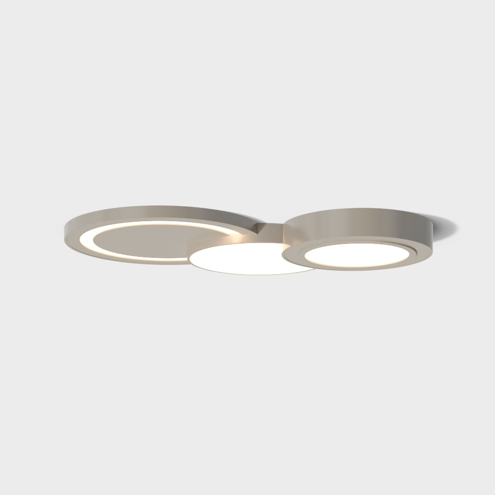 Multi-Head Round Ceiling Light