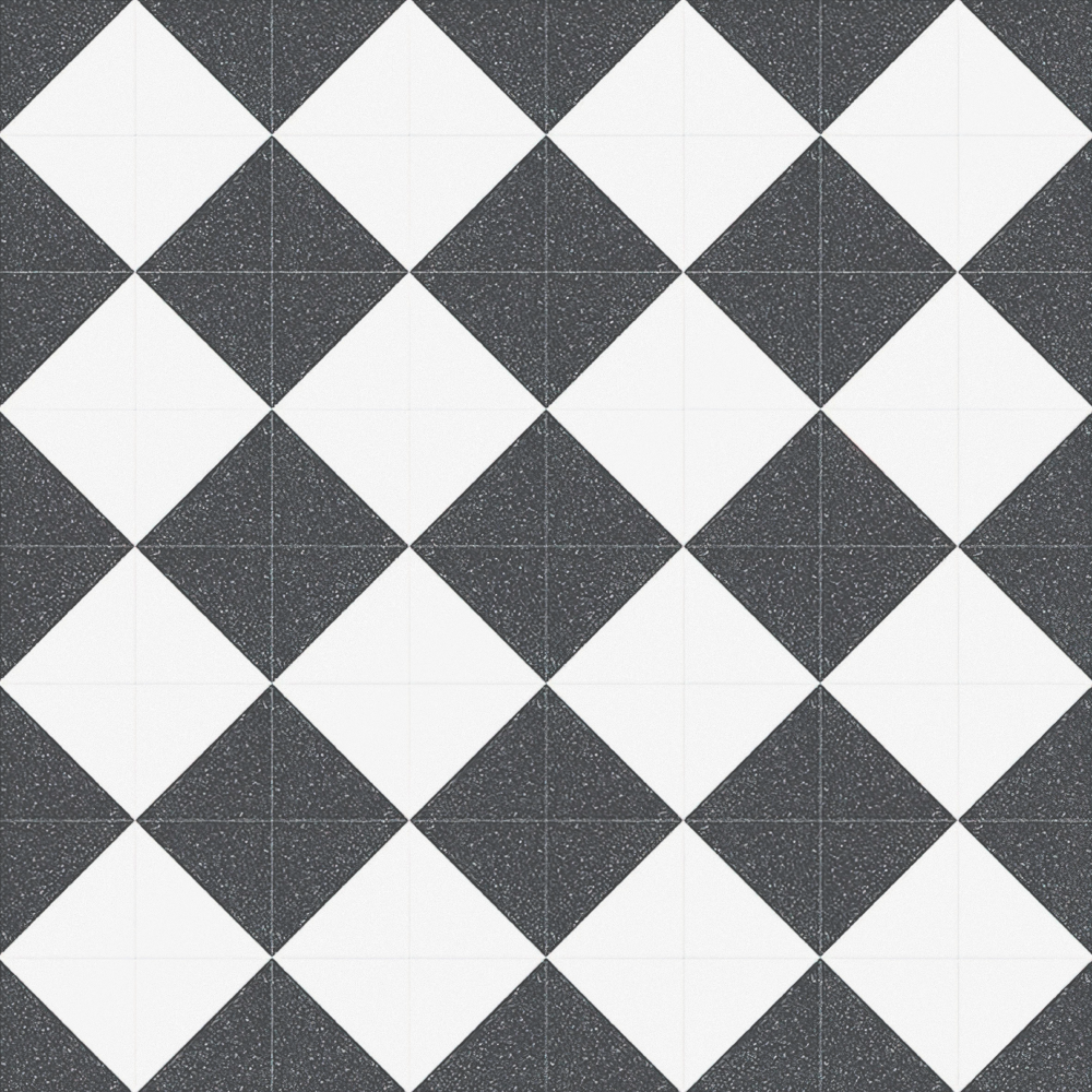 Seamless Retro Floral Tile