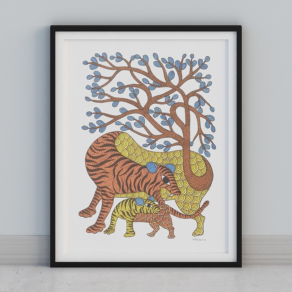 Room 1 Tiger Frame