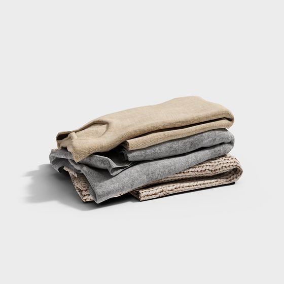 Cozy Layers 3D Model for Warm Interiors