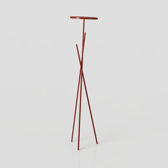 Streamlined Floor Lamp 3D model
