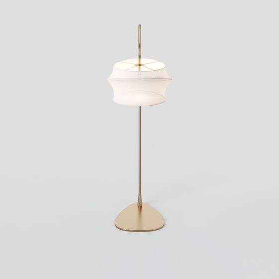 Elegant 3D Model of a Floor Lamp