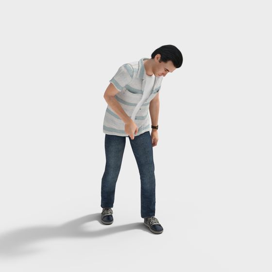 Modern Urban Youth 3D Model