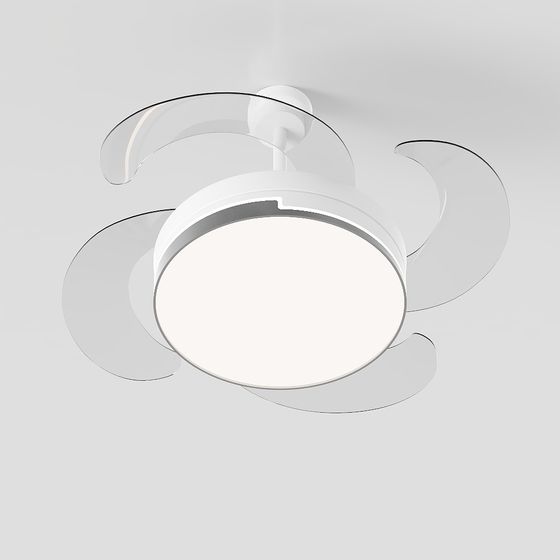 Elegant Flowing Light Fixture 3D model for Contemporary Spaces