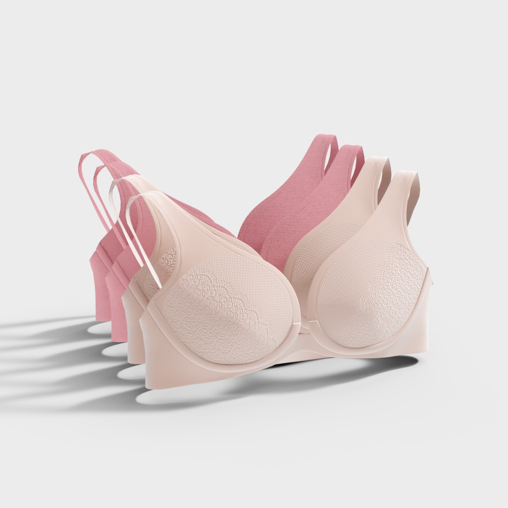 Lace Lingerie 3D Model for Designers