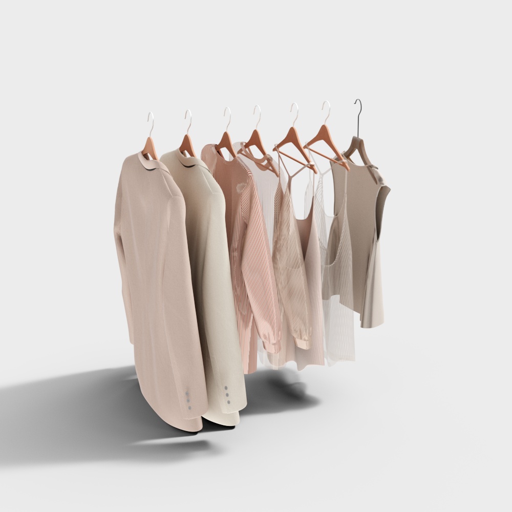 Urban Elegance 3D Model Hanger Collection