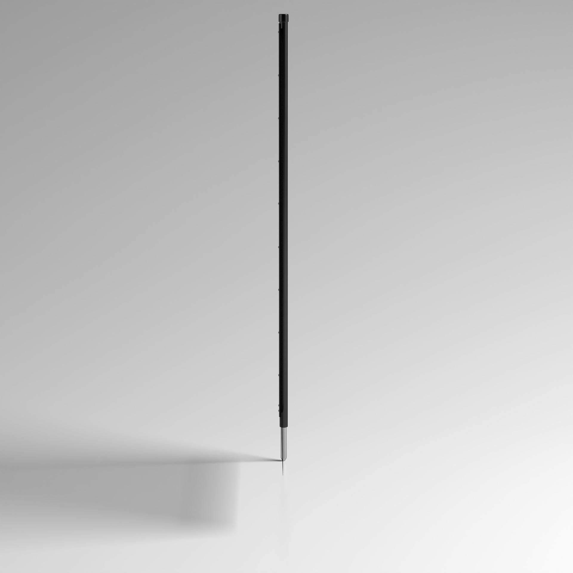One Section of Fence with Single Rod