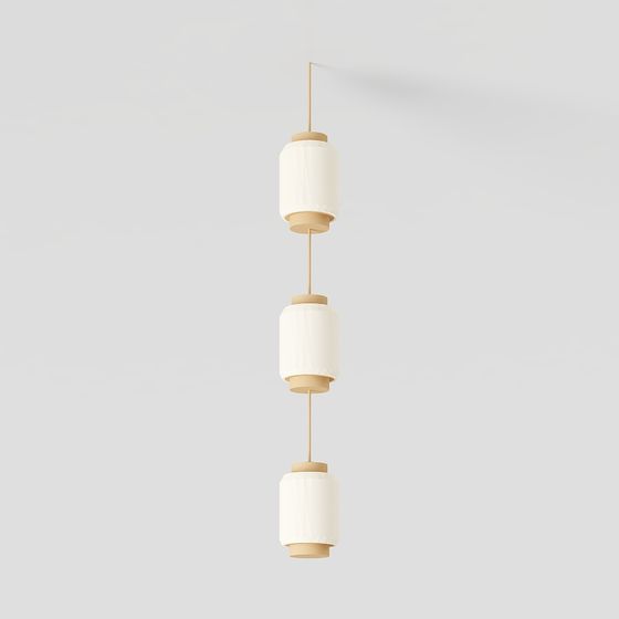 Stylish Pendant Light Fixture 3D model