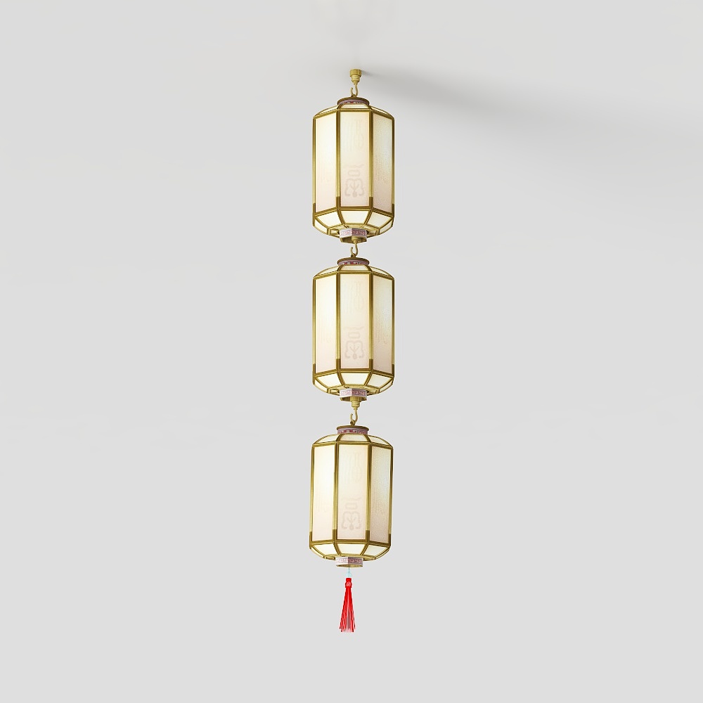 New Chinese-style lantern pendant lamp