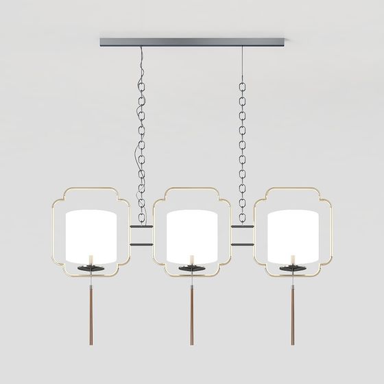 Urban Elegance 3D Model Chandelier