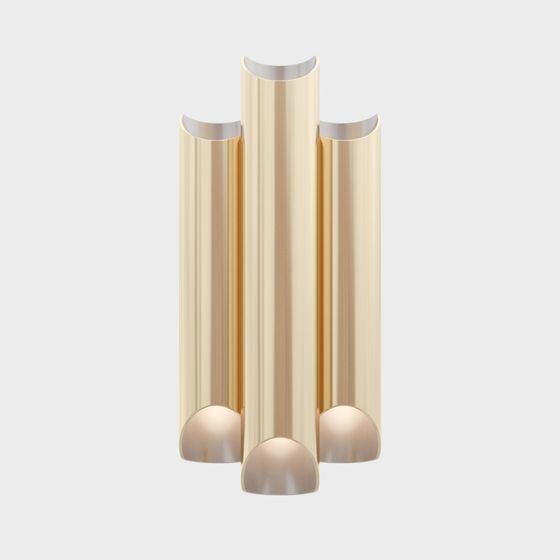 Golden Pillars 3D model