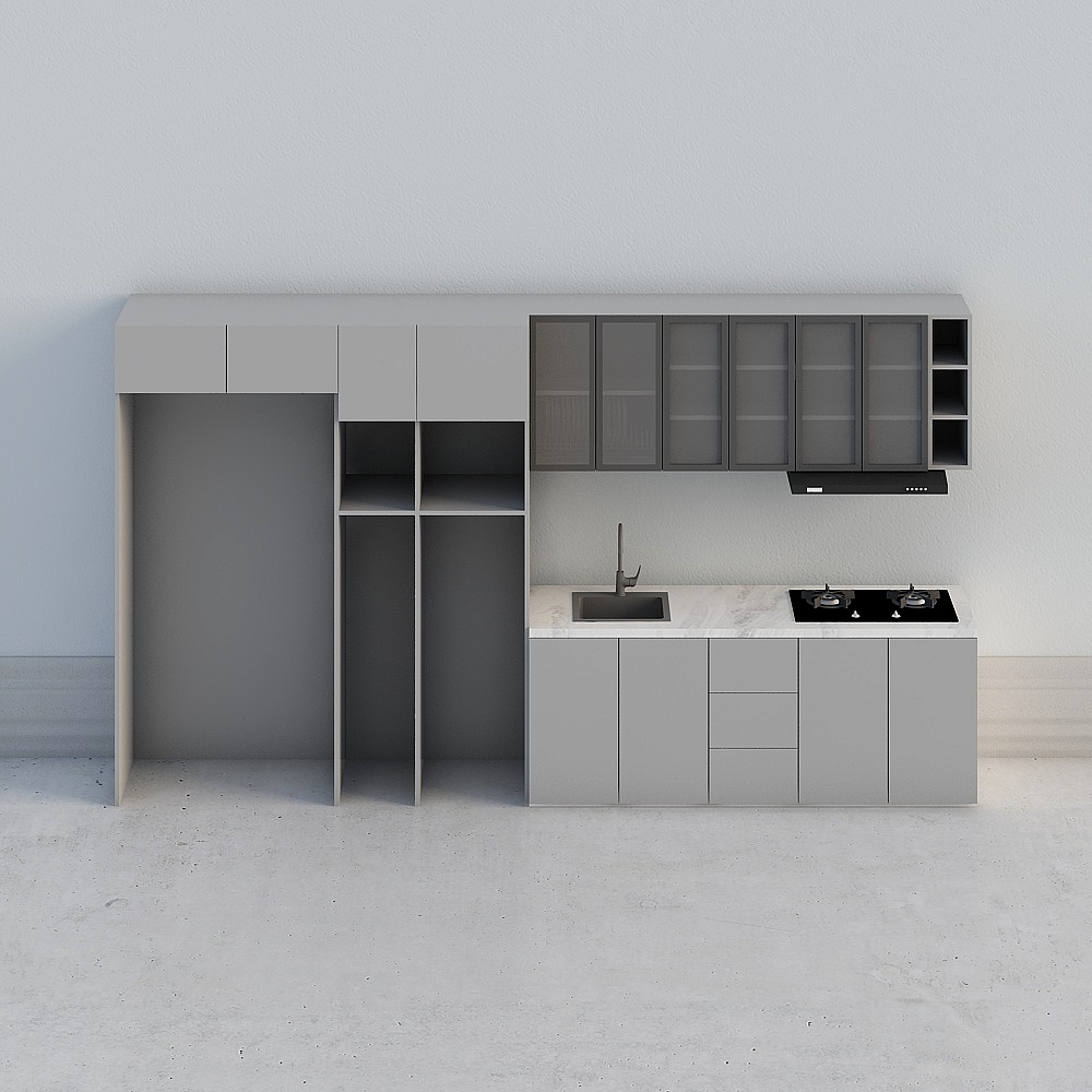 Kitchen cabinet combination