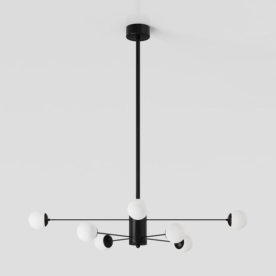 Modern Minimalist Chandelier 3D model