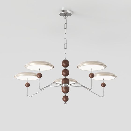 Low Poly Artistic Pendant Light 3D model