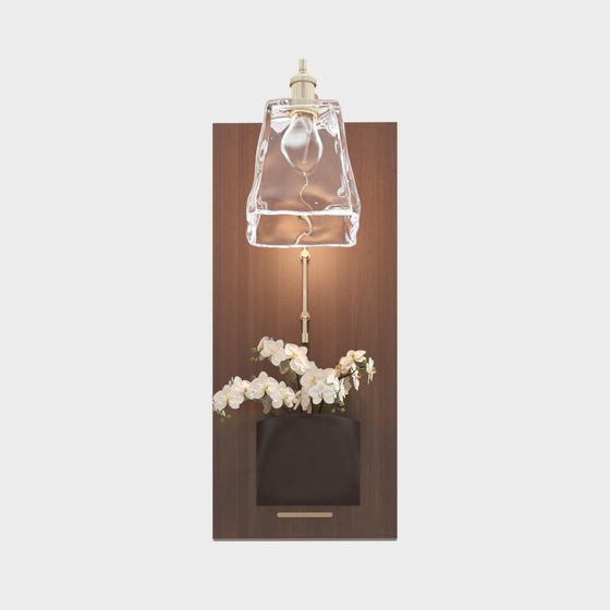 Stylish Wall Lamp 3D model for Modern Spaces