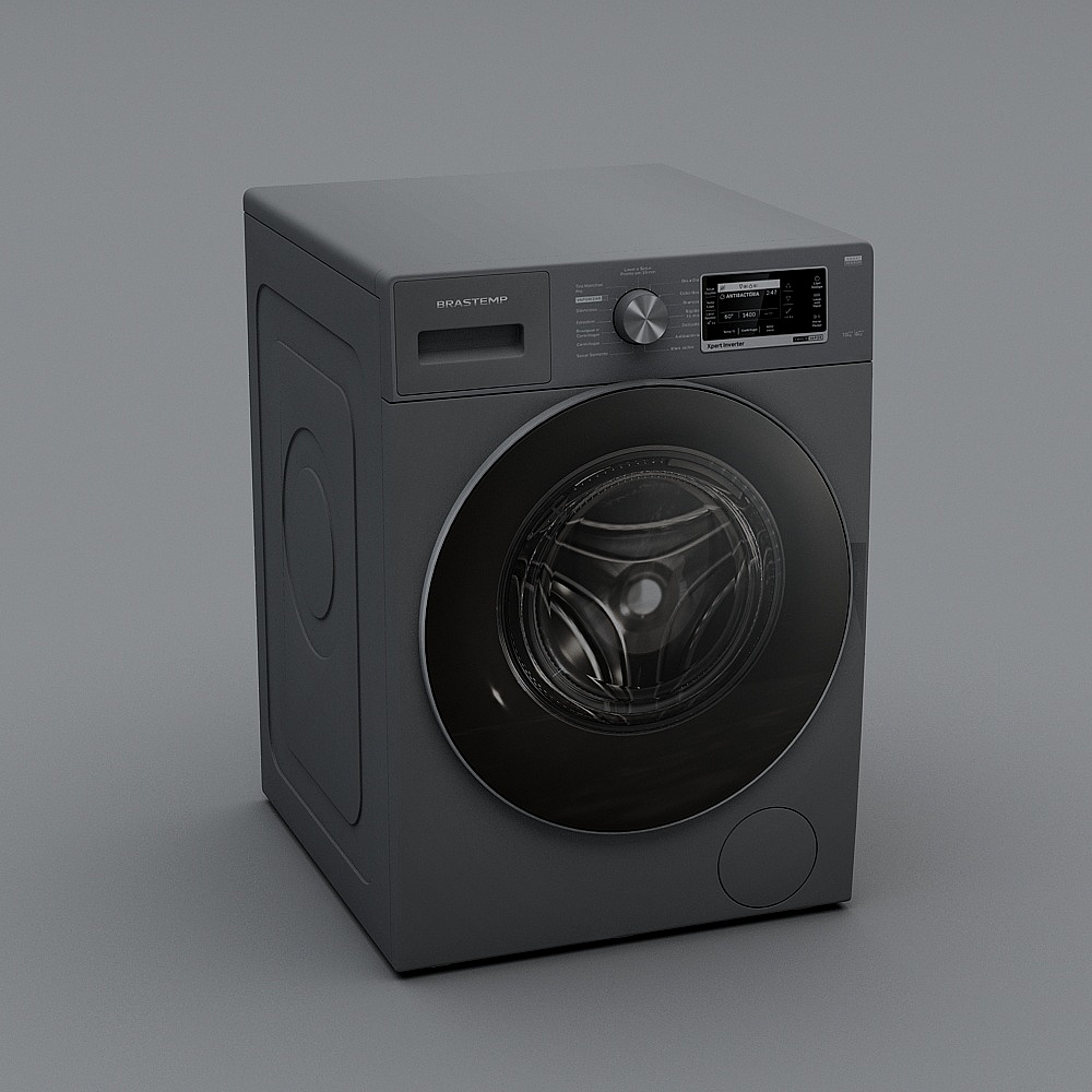 26536 Washer and Dryer 10kg and 6kg Titanium BNC10AS - Brastemp